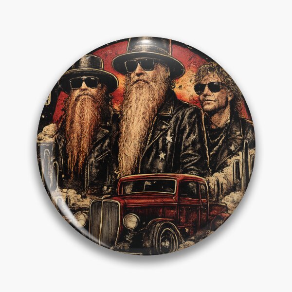Item preview, ZZ TOP Vintage Texas Rock Band Retro Desert Hot Rod T-Shirt Design designed and sold by rafliynr.