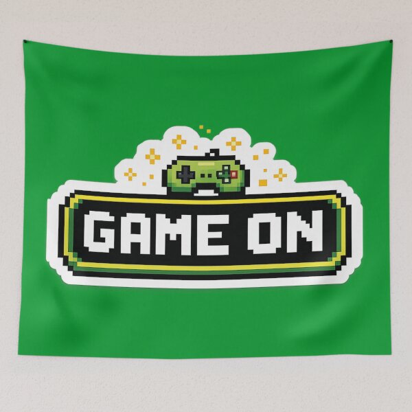 Item preview, Game On – Bold Gaming Motivation Typography Design designed and sold by MerlinWear.