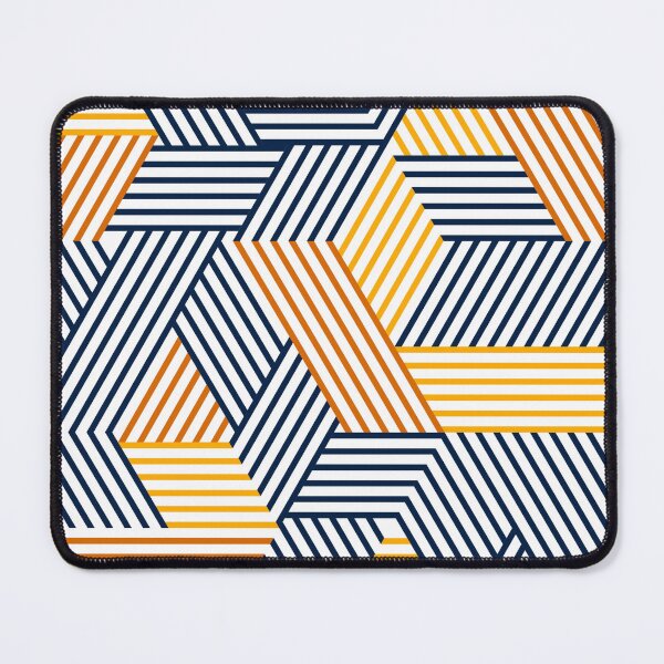Item preview, Geometric Isometric Op Art Striped Pattern designed and sold by THE RILONA.