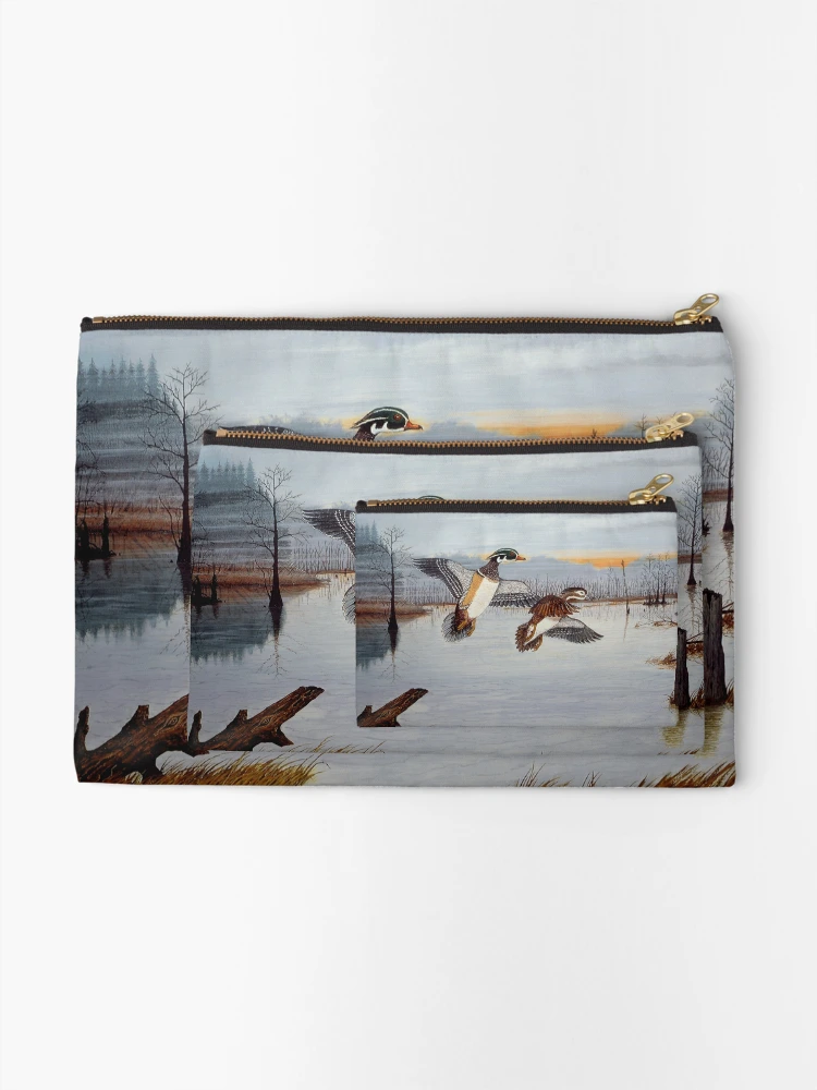 Thumbnail 2 of 4, Zipper Pouch, "Early Risers" designed and sold by Jeff McJunkin.