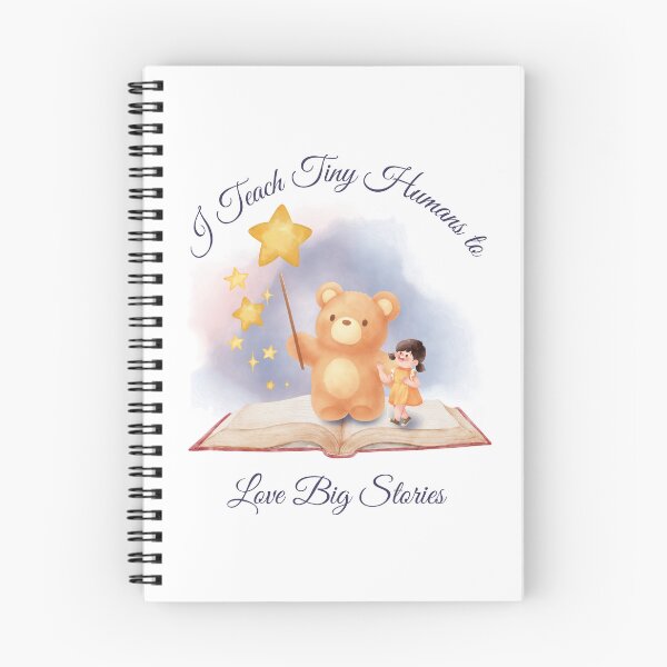 Item preview, I teach tiny humans to love big stories designed and sold by Sumpfmaus.