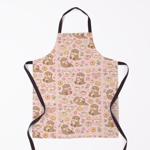 Item preview, Otter Floral Tea Party Kawaii cup designed and sold by Soft Berry Studio.