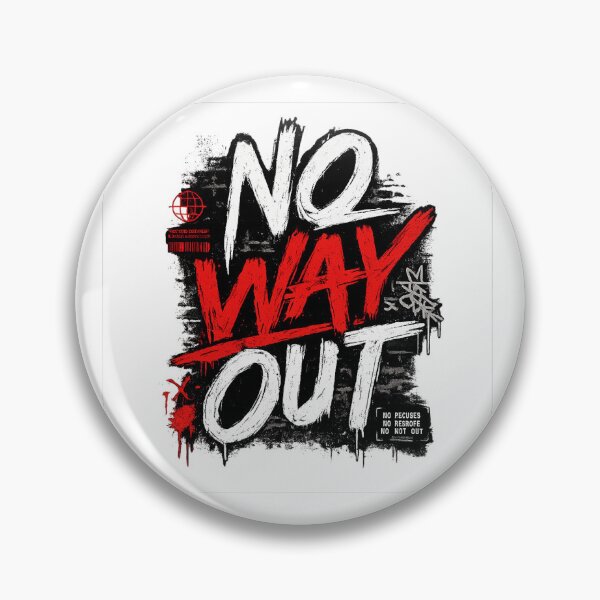 Item preview, No Way Out Streetwear Shirt | Urban Graffiti Typography Graphic Tee designed and sold by GarnerSupplyCo.