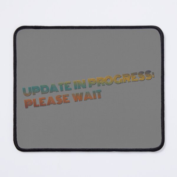 Item preview, Update in Progress… Please Wait Retro Tech Design   designed and sold by Studioeightysix.