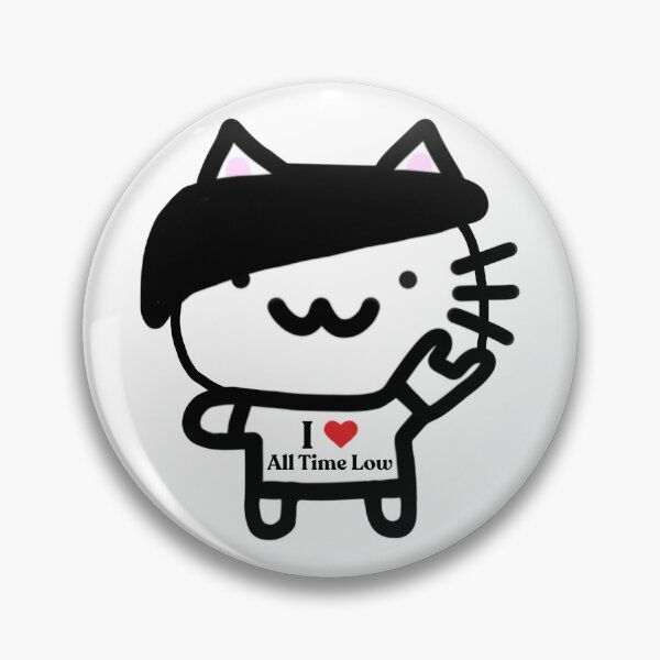 Item preview, Cute Emo Scene Cat All Time Low designed and sold by AestheteArchive.