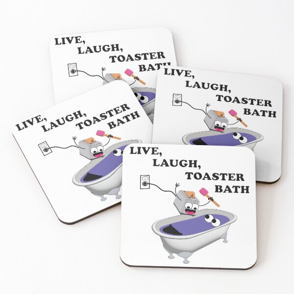 Item preview, Live, Laugh, Toaster Bath designed and sold by All in Good Fun.
