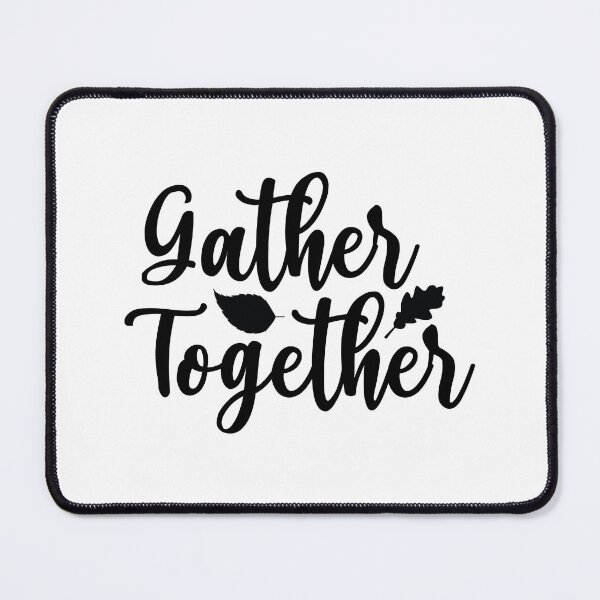 Item preview, Gather Together - Cute Thanksgiving Vibes Retro Vintage Aesthetic Autumn Leaves Family Feast Gift designed and sold by FuzionRaptor.