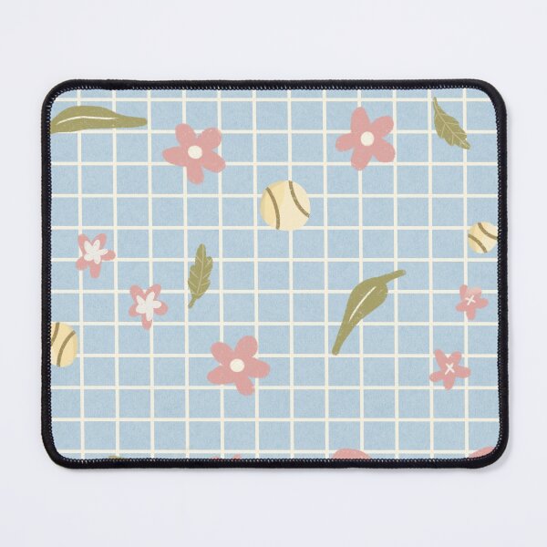Item preview, Cottagecore Floral Grid Pastel Aesthetic Pattern designed and sold by THE RILONA.