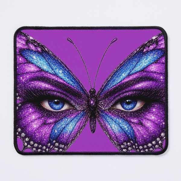 Item preview, Glittery Butterfly Mask with Intense Gaze designed and sold by BB Design Garage.