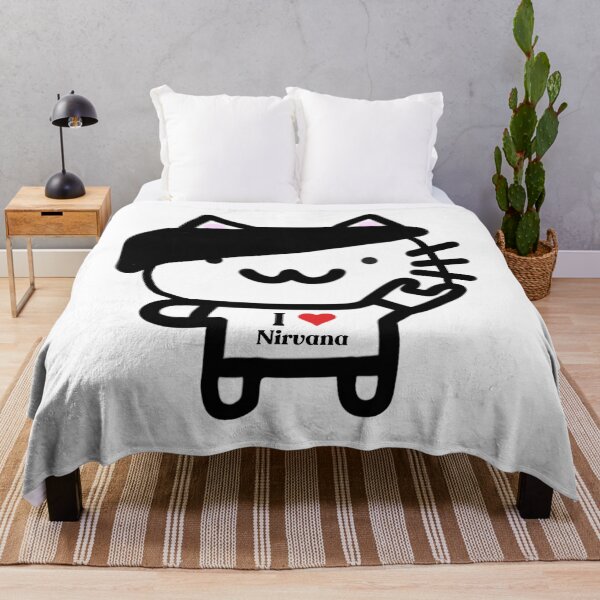 Item preview, Cute Grunge Emo Cat Nirvana designed and sold by AestheteArchive.