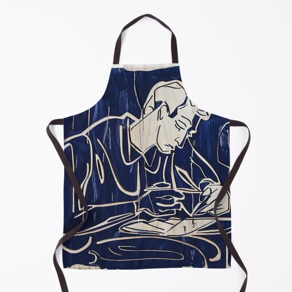 Item preview, Carpenter - Blue Abstract Art designed and sold by shadow-bloom.