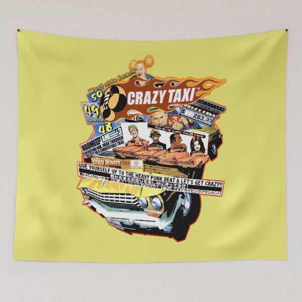 Item preview, crazy taxi collage designed and sold by Cent75.