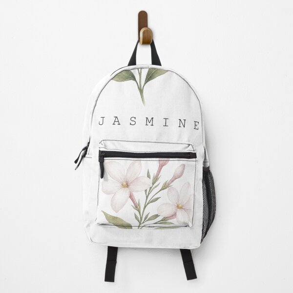 Item preview, Soft Pastel Watercolor Jasmine Flower Print With Typography designed and sold by FernLiz.