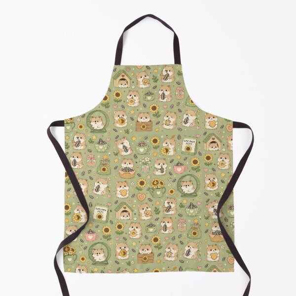 Item preview, Hamster Sunflower Tea Kawaii Pattern designed and sold by Soft Berry Studio.