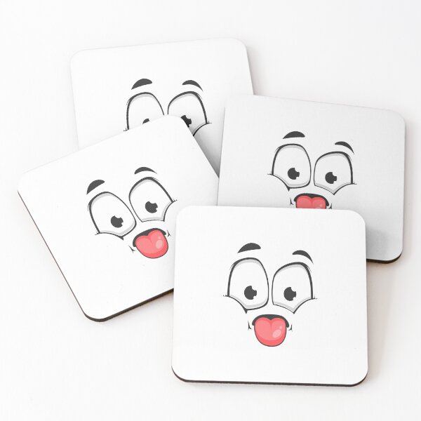 Item preview, Funny Cartoon Face Sticking Out Tongue designed and sold by THE RILONA.