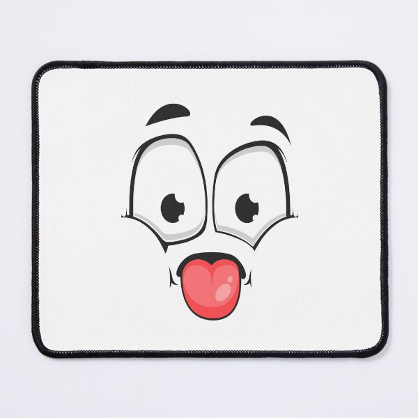 Item preview, Funny Cartoon Face Sticking Out Tongue designed and sold by THE RILONA.