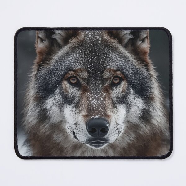 Artikelvorschau, Grauer Wolf in freier Wildbahn – Naturfotografie aus nächster Nähe von Artivan entworfen und verkauft von ShadeScapeArt.