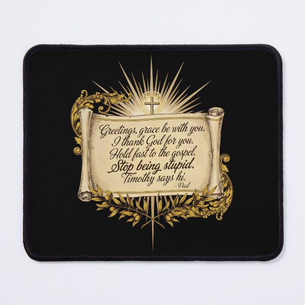 Item preview, Greetings Grace Be With You Inspired by Paul Letter Christian Faith Quote designed and sold by Redgiant87x.
