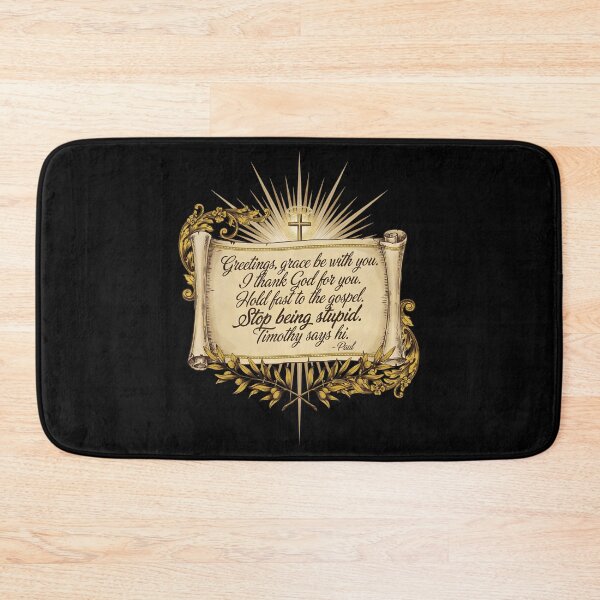 Item preview, Greetings Grace Be With You Inspired by Paul Letter Christian Faith Quote designed and sold by Redgiant87x.