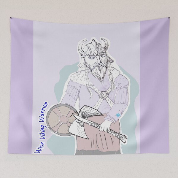 Item preview,  Wise Viking Warrior (Drawing by ACCI) designed and sold by VanyssaGraphics.