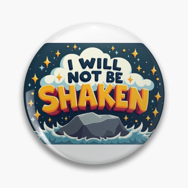 Item preview, I WILL NOT BE SHAKEN designed and sold by Akosombo.