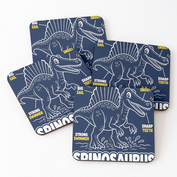 Item preview, Spinosaurus Blueprint Shirt | Cute Kids Dinosaur Blueprint Tee designed and sold by SunnyDesign82.