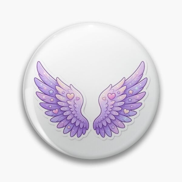 Item preview, Pastel Purple Angel Wings Sticker | Kawaii Fairy Wings Aesthetic Design designed and sold by dreamz-world.