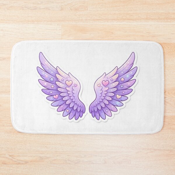 Item preview, Pastel Purple Angel Wings Sticker | Kawaii Fairy Wings Aesthetic Design designed and sold by dreamz-world.