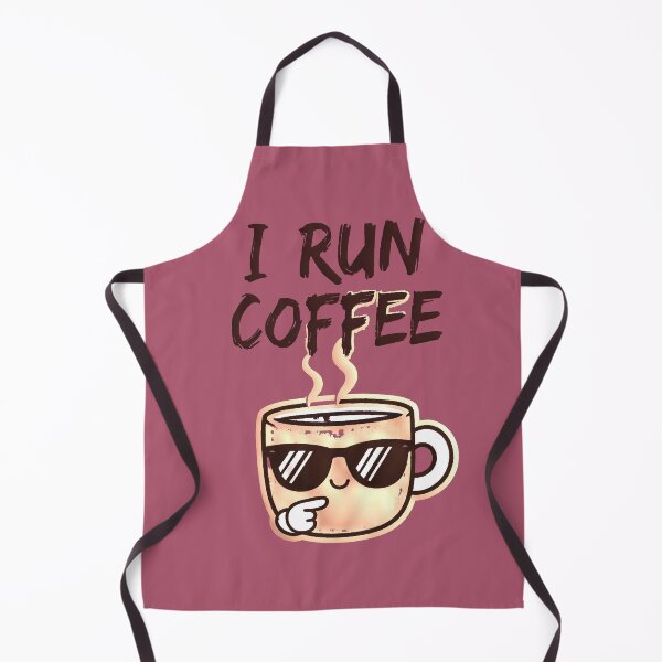 Item preview, I Run On Coffee Funny Kawaii Mug Barista designed and sold by AstronautMerch.