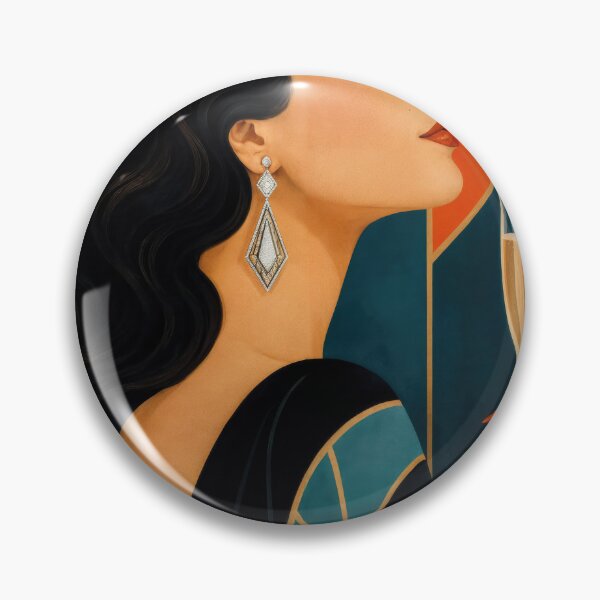 Item preview, Wall Art - Postcard - Art Deco Glamour with Champagne designed and sold by ForeverPrintsOK.
