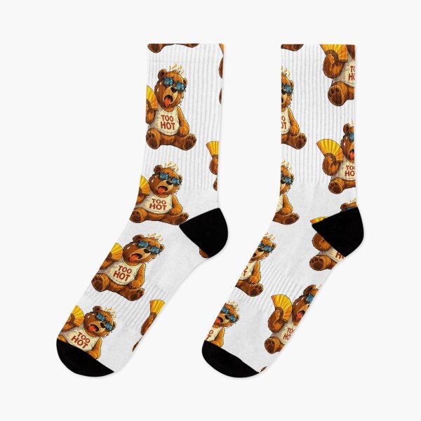 Item preview, Too Hot Bear – Funny Summer Heat Design designed and sold by Gletschie.