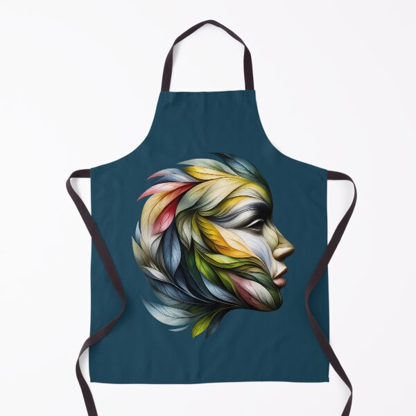 Item preview, Abstract Leaf Face Art designed and sold by Ambroa Stuff.