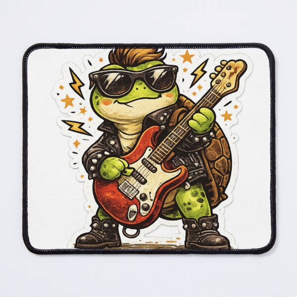 Item preview, Rock Star Turtle designed and sold by Safe Haven Pets.