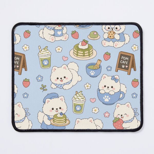 Item preview, Puppy Pancake Coffee Kawaii Pattern designed and sold by Soft Berry Studio.
