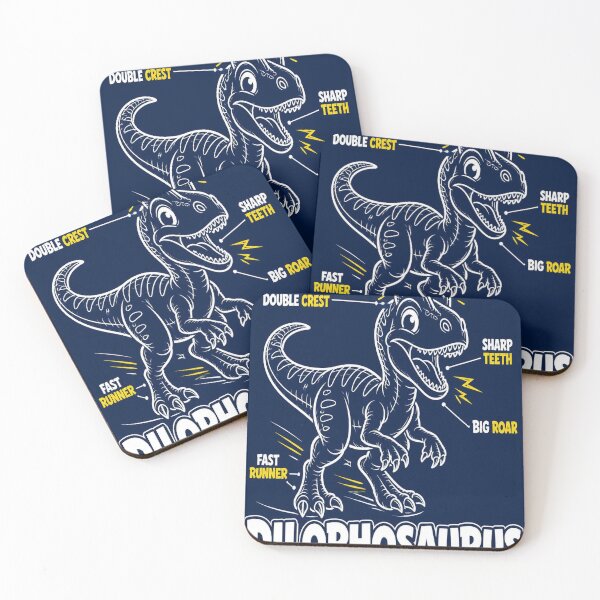 Item preview, Dilophosaurus Blueprint Shirt | Cute Kids Dinosaur Blueprint Tee designed and sold by SunnyDesign82.