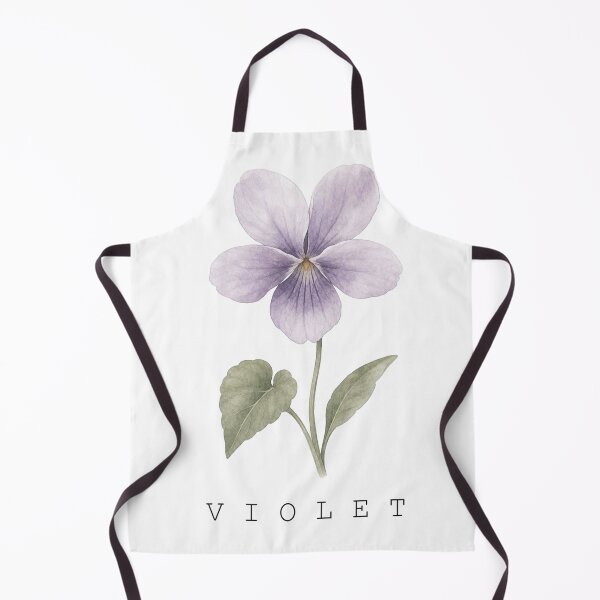 Item preview, Soft Pastel Watercolor Violet Flower Print With Typography designed and sold by FernLiz.