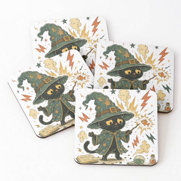Item preview, Funny Wizard Cat designed and sold by Region.
