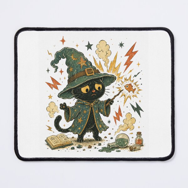 Item preview, Funny Wizard Cat designed and sold by Region.