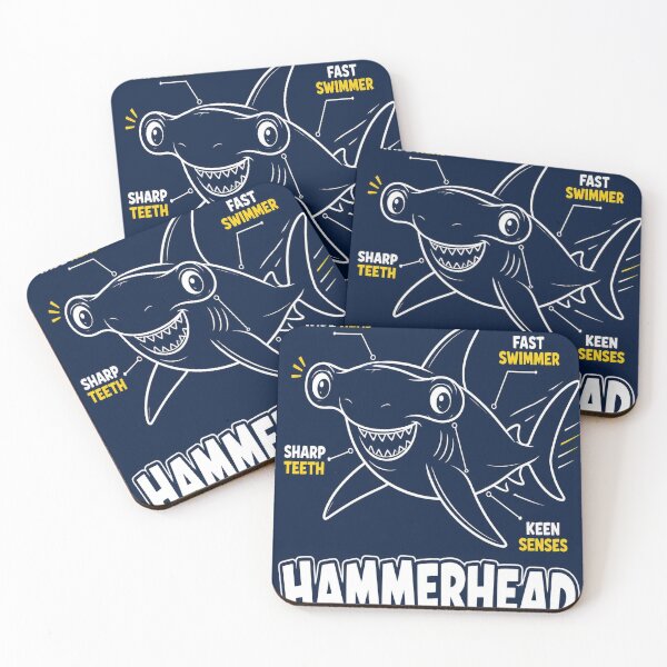 Item preview, Hammerhead Shark Blueprint Shirt | Cute Kids Ocean Animal Blueprint Tee designed and sold by SunnyDesign82.