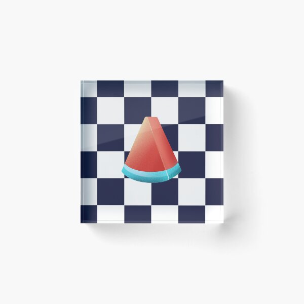 Item preview, Checkered Watermelon Slice designed and sold by Manic Purgatory.