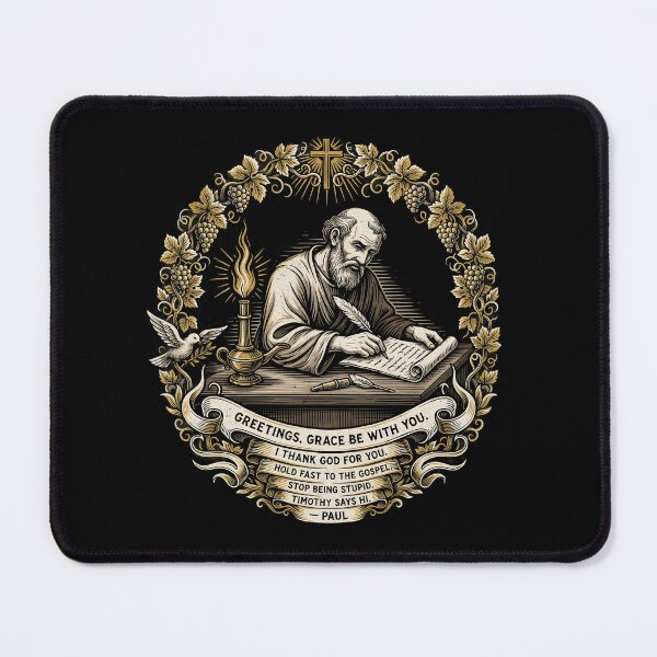 Item preview, Greetings Grace Be With You Christian Scripture Inspired by Paul Letter designed and sold by Redgiant87x.