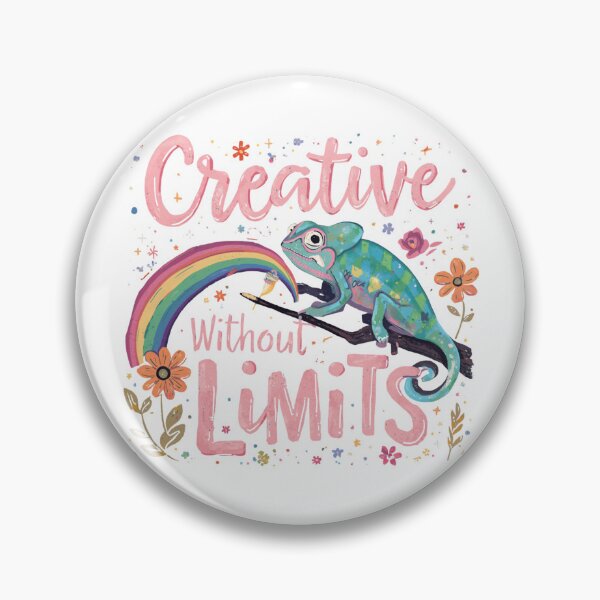 Item preview, Creative Without Limits Cute Chameleon ADHD Neurodiversity Pride designed and sold by EchoPrint Co..