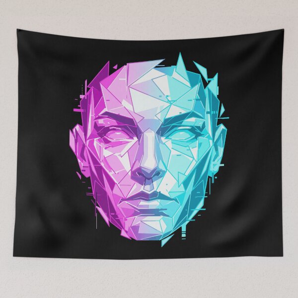 Item preview, GAN Glitch Face | Generative Adversarial Network Art designed and sold by Uglyandcute.