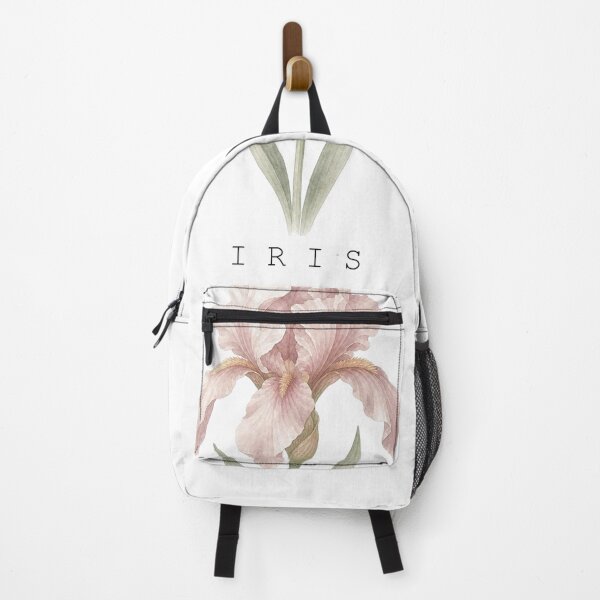 Item preview, Soft Pastel Watercolor Iris Flower Print With Typography designed and sold by FernLiz.