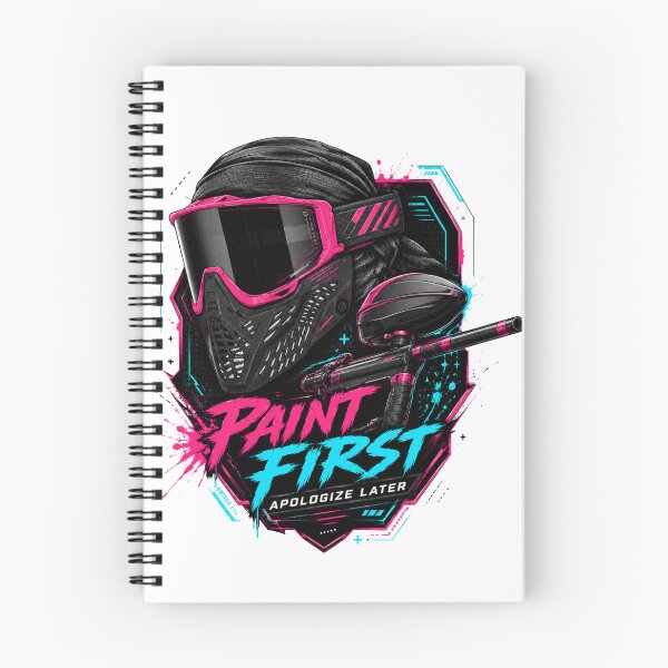 Item preview, Paint First Apologize Later –  Paintball Mask Design designed and sold by BadMary.