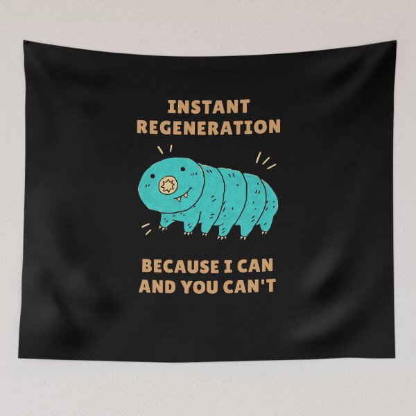 Item preview, Tardigrade Instant Regeneration Science Humor designed and sold by AntiqueImages.