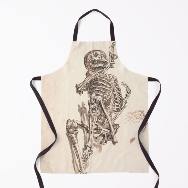 Item preview, A Human Skeleton Drawing by James Ward designed and sold by GhostlyWorld.
