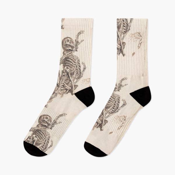 Item preview, A Human Skeleton Drawing by James Ward designed and sold by GhostlyWorld.
