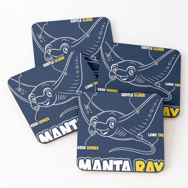 Item preview, Manta Ray Blueprint Shirt | Cute Kids Ocean Animal Blueprint Tee designed and sold by SunnyDesign82.