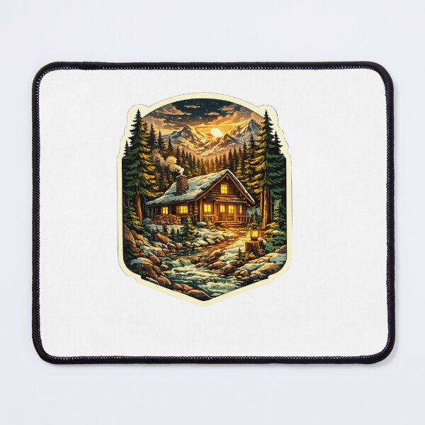 Item preview, Camping & Hiking Nature Sticker designed and sold by HaveAGoodDay365.